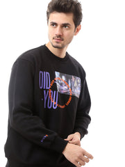 Sweat-shirt homme avec imprimé distinctif – SWS24WRNL26145TM1