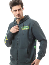 Hoodie Homme avec Zip Avant et Capuche Ajustable - Moderne, Pratique et Confortable - SWS24WZNK26157TM1