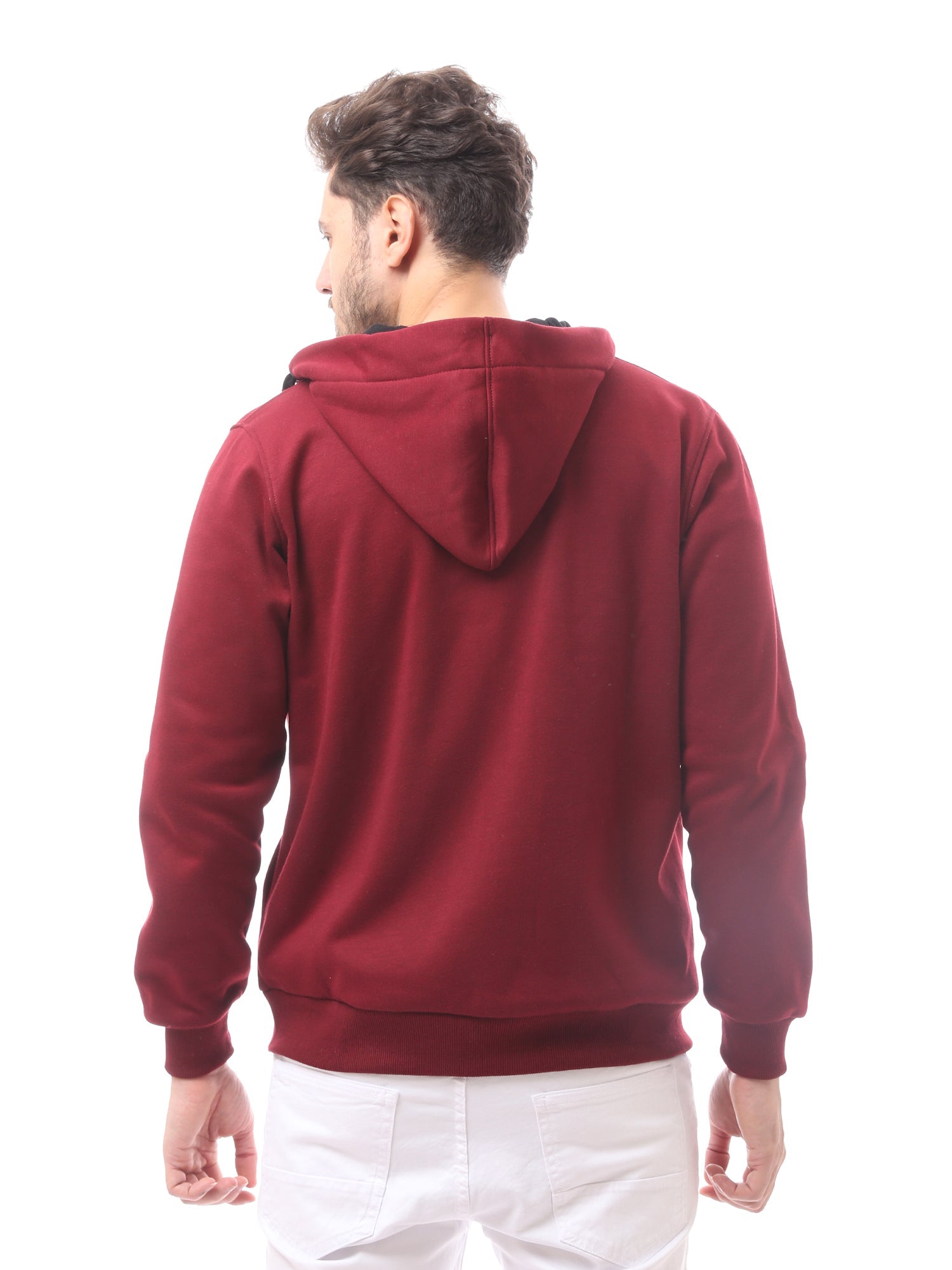 سويت شيرت رجالي بسحاب مع غطاء رأس -SWS24WZPK26741TM1