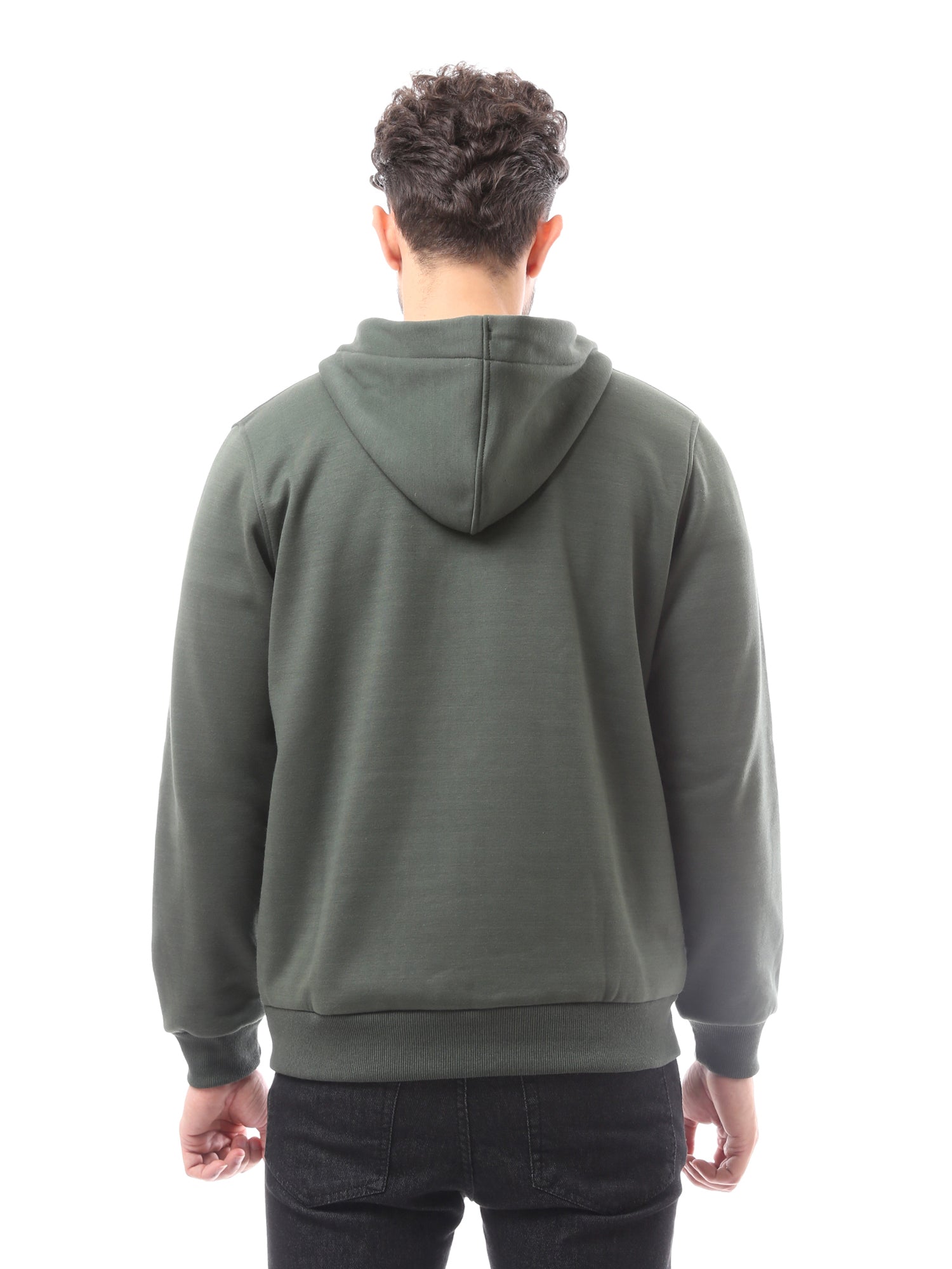 سويت شيرت رجالي بسحاب مع غطاء رأس -SWS24WZPK26741TM1