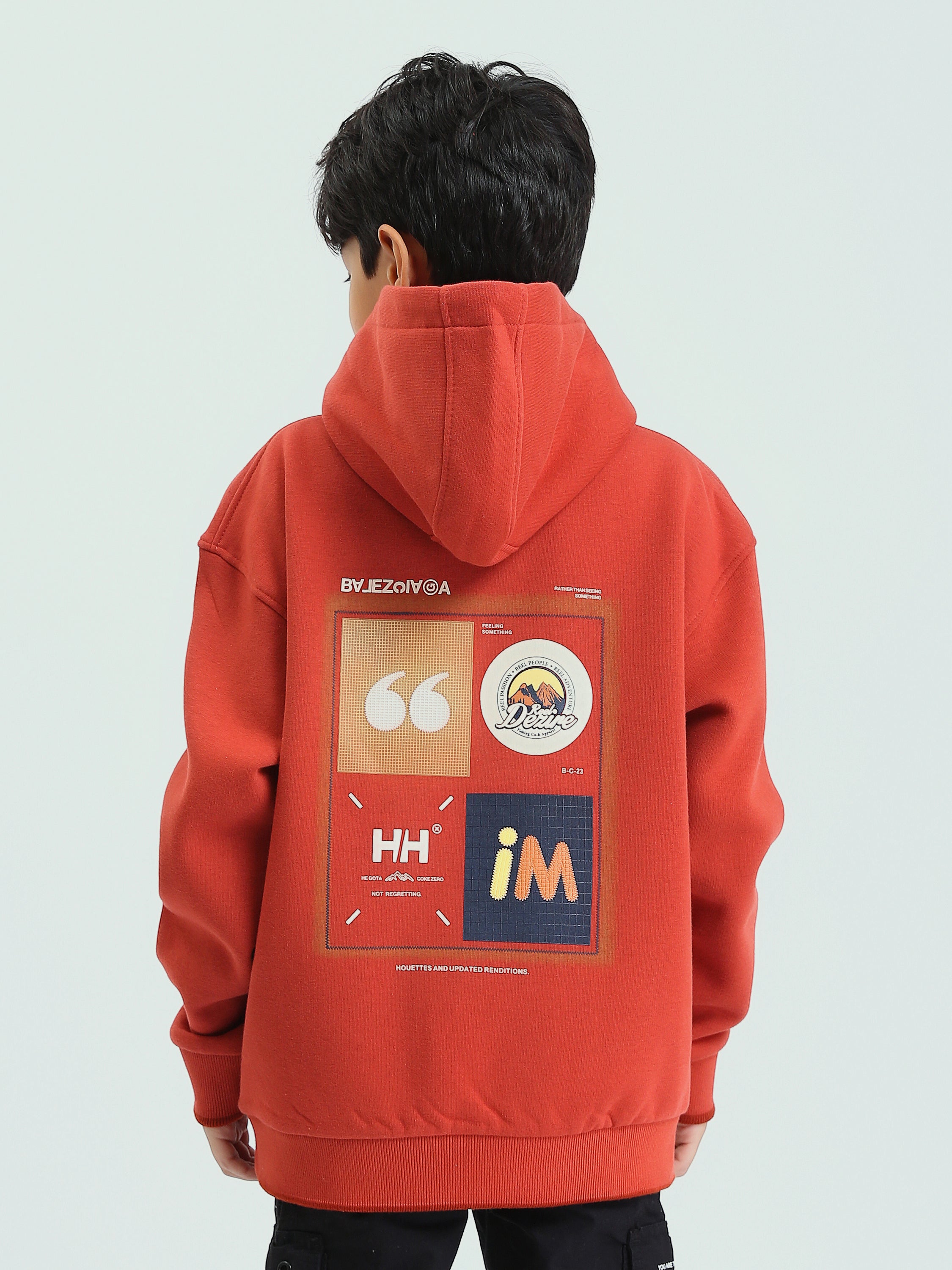 Hoodie pour enfants au design moderne et logo distinctif - SWS25WBES31524TB1