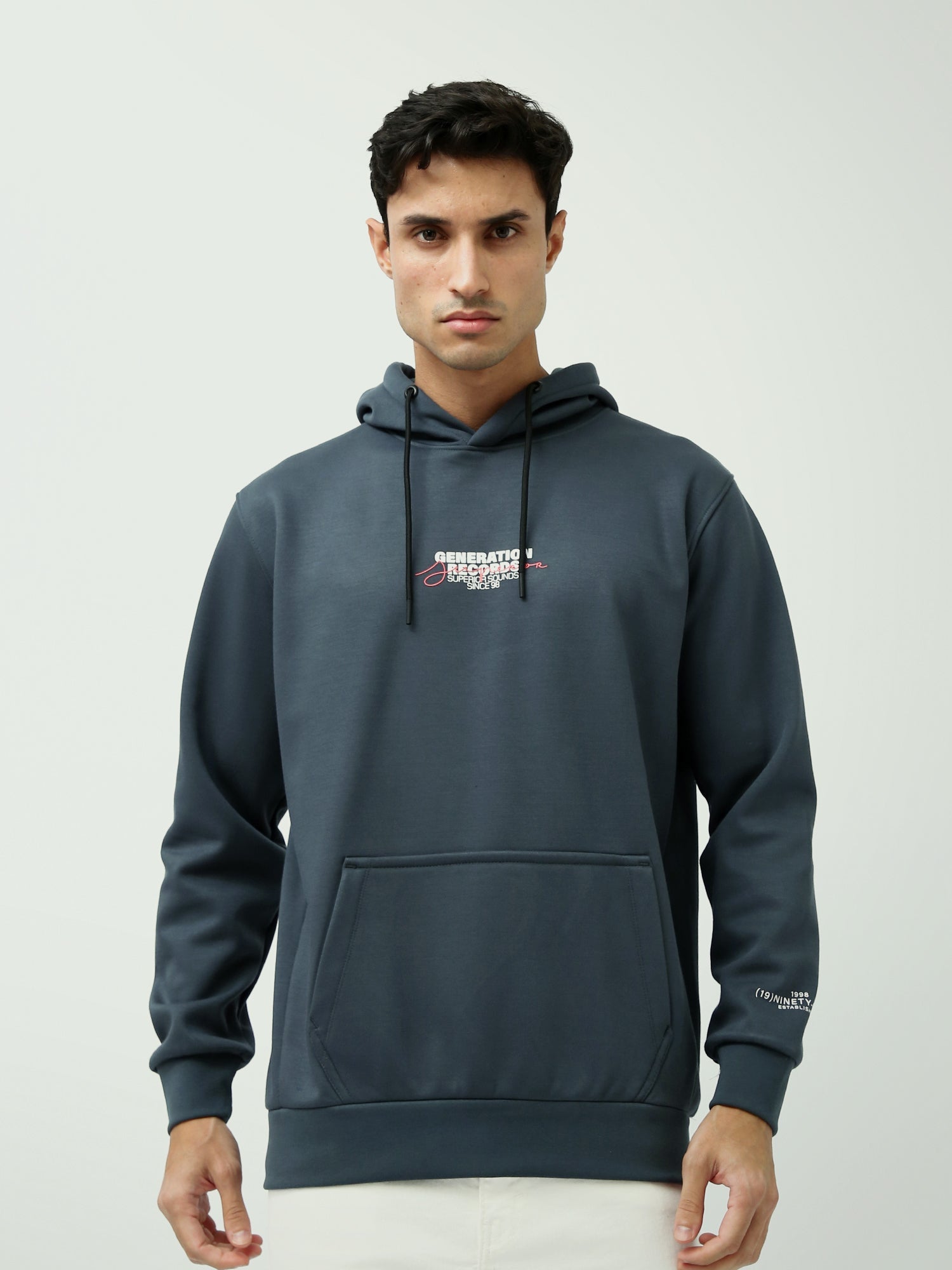 Sweat à Capuche Homme avec Imprimé - Confortable et Tendance - SWS25WHNK26256TM1