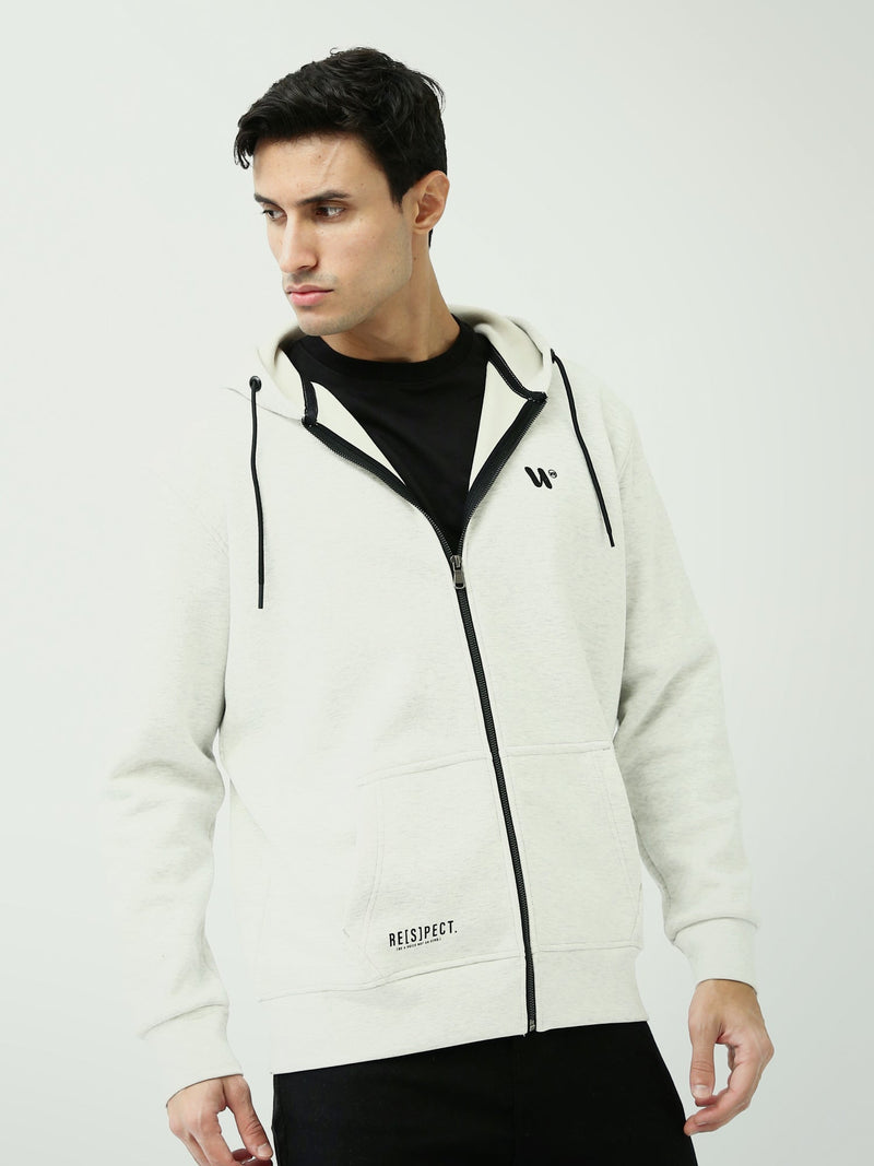 Sweat à Capuche Homme Vert Olive Zippé – Style Casual Urbain - SWS25WHNK26265TM1