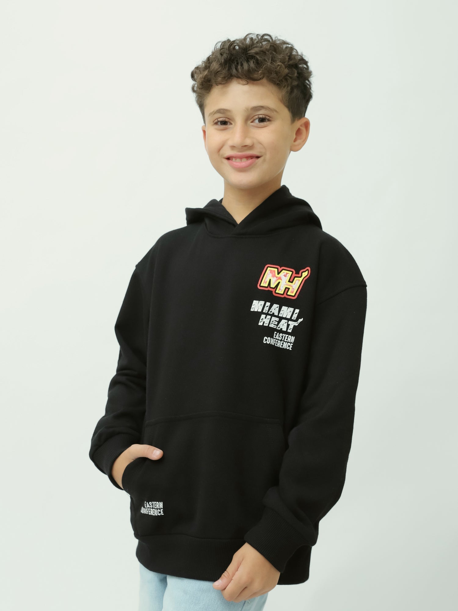 Sweat à capuche garçon - Confort et style urbain - SWS25WHNK31530TB1
