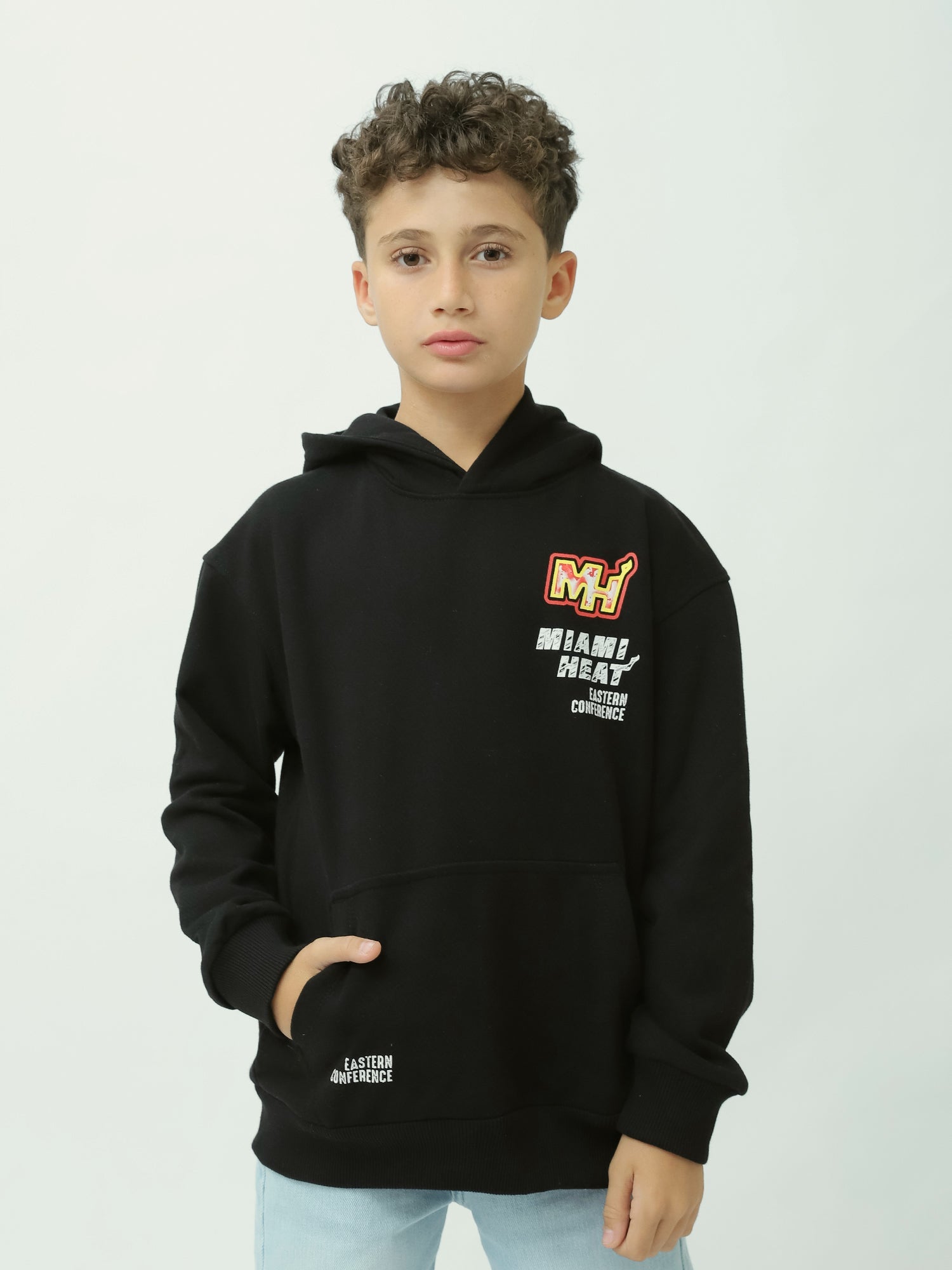 Sweat à capuche garçon - Confort et style urbain - SWS25WHNK31530TB1