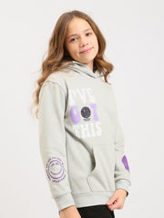 Sweat à Capuche Fille "I'VE GOT THIS" - SWS25WHNK71145MR1