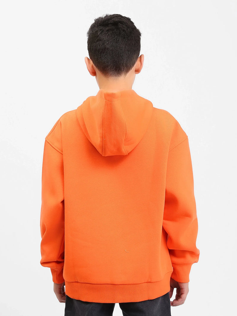 Sweat à capuche ado garçon avec poche kangourou et imprimé Luck – SWS25WHNK76069MJ1