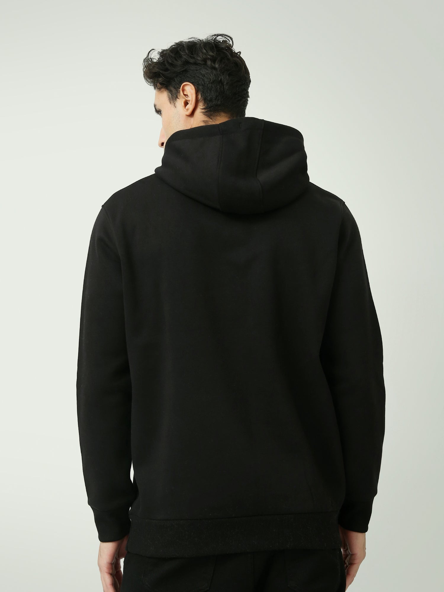 Hoodie homme oversize simple avec capuche et coutures confortables - SWS25WHPK26277TM1