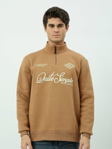 Sweatshirt homme col montant zippé – Style casual moderne - SWS25WKNL26366TM1