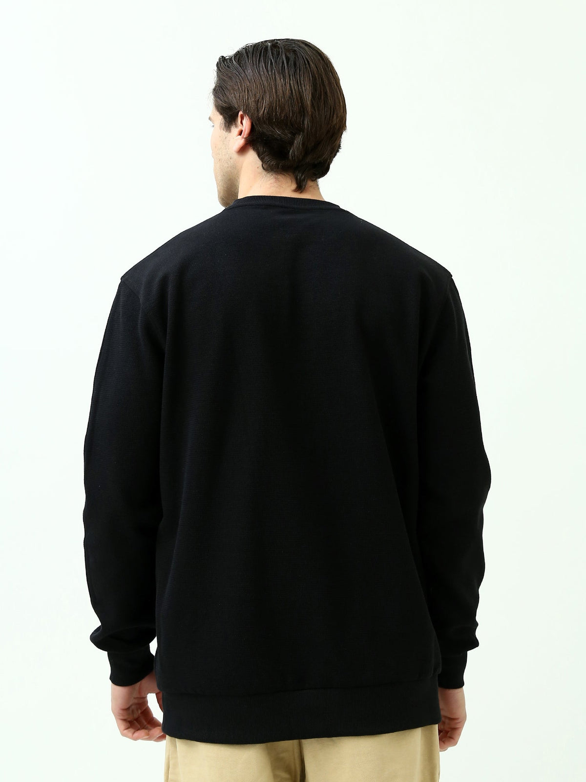 Sweatshirt homme col rond – Essentiel minimal et confort quotidien - SWS25WRPL26290TM1