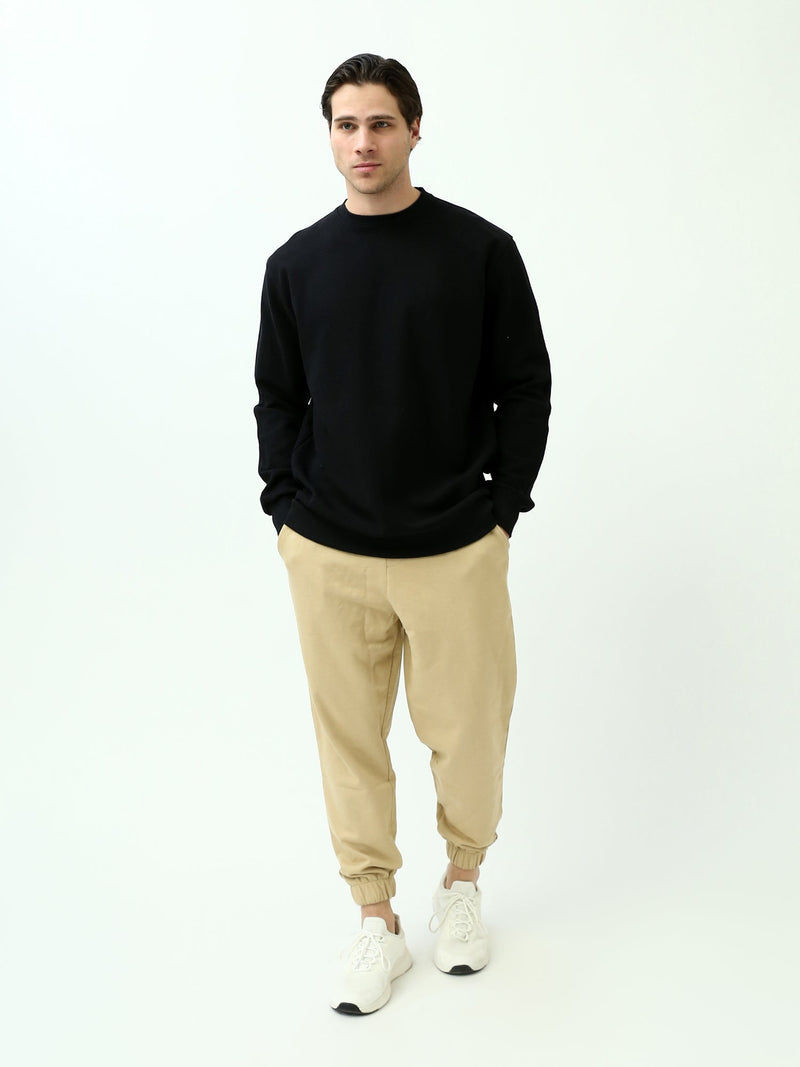 Sweatshirt homme col rond – Essentiel minimal et confort quotidien - SWS25WRPL26290TM1