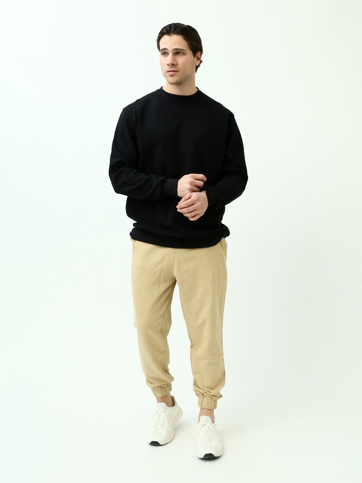 Sweatshirt homme col rond – Essentiel minimal et confort quotidien - SWS25WRPL26290TM1