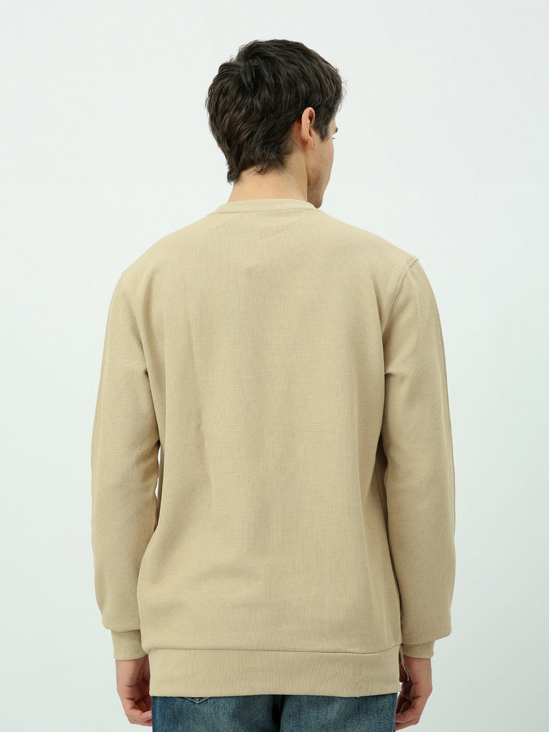 Sweatshirt homme col rond – Essentiel minimal et confort quotidien - SWS25WRPL26290TM1