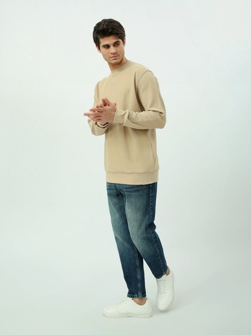 Sweatshirt homme col rond – Essentiel minimal et confort quotidien - SWS25WRPL26290TM1