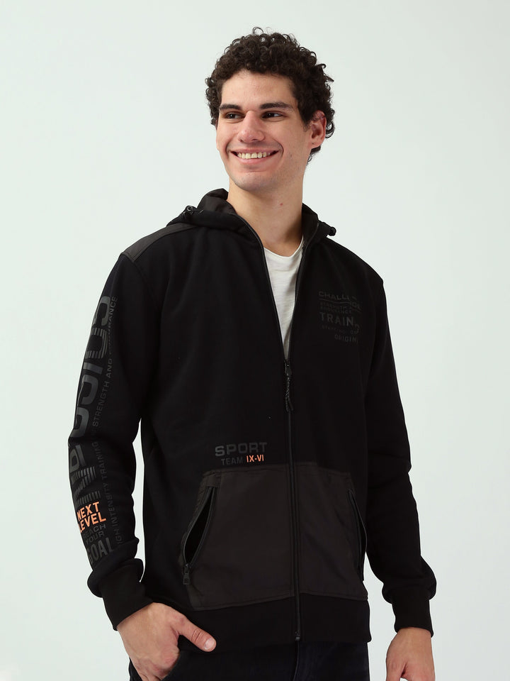Sweat à capuche zippé homme – Style sport urbain - SWS25WZNK26230TM1