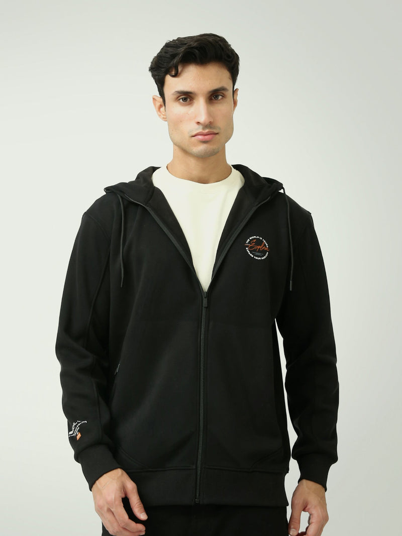 Hoodie Homme Confortable avec Fermeture Éclair – Style Pratique et Confort pour les Jours Froids - SWS25WZNS26084TM1
