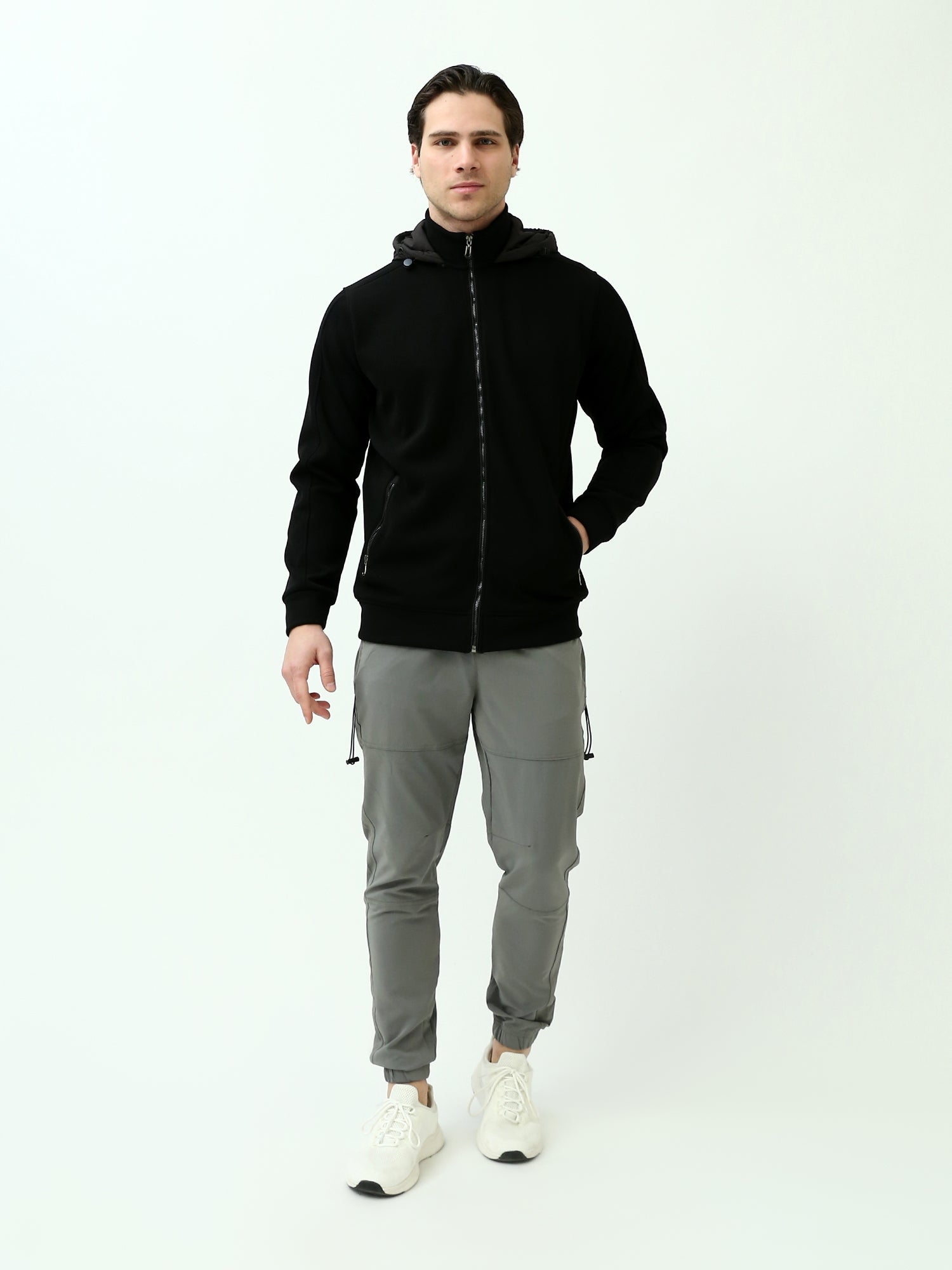 Sweat à Capuche Homme Zippé – Veste Casual Sport avec Poches et Capuche - SWS25WZPS26322TM1