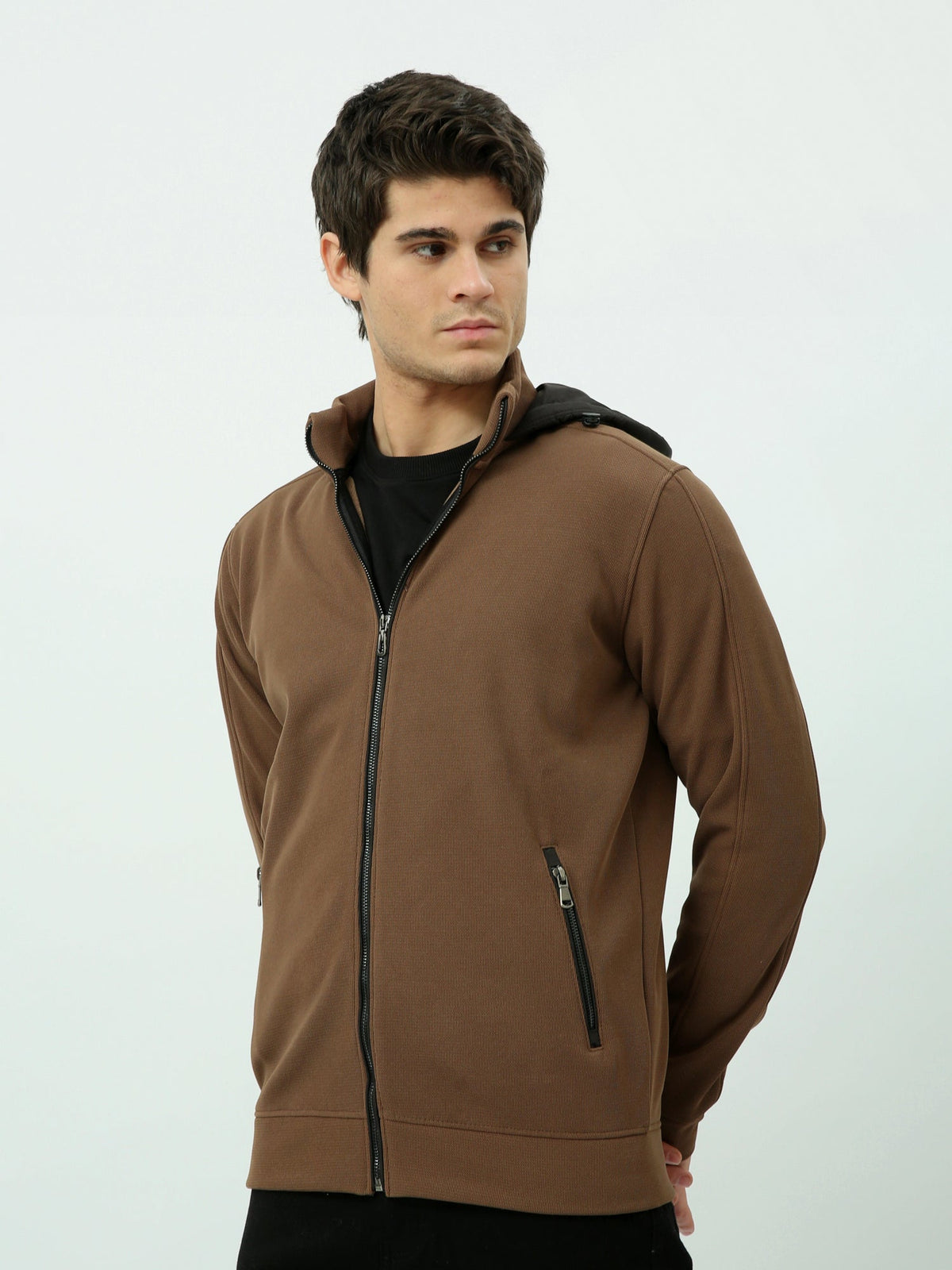 Sweat à Capuche Homme Zippé – Veste Casual Sport avec Poches et Capuche - SWS25WZPS26322TM1