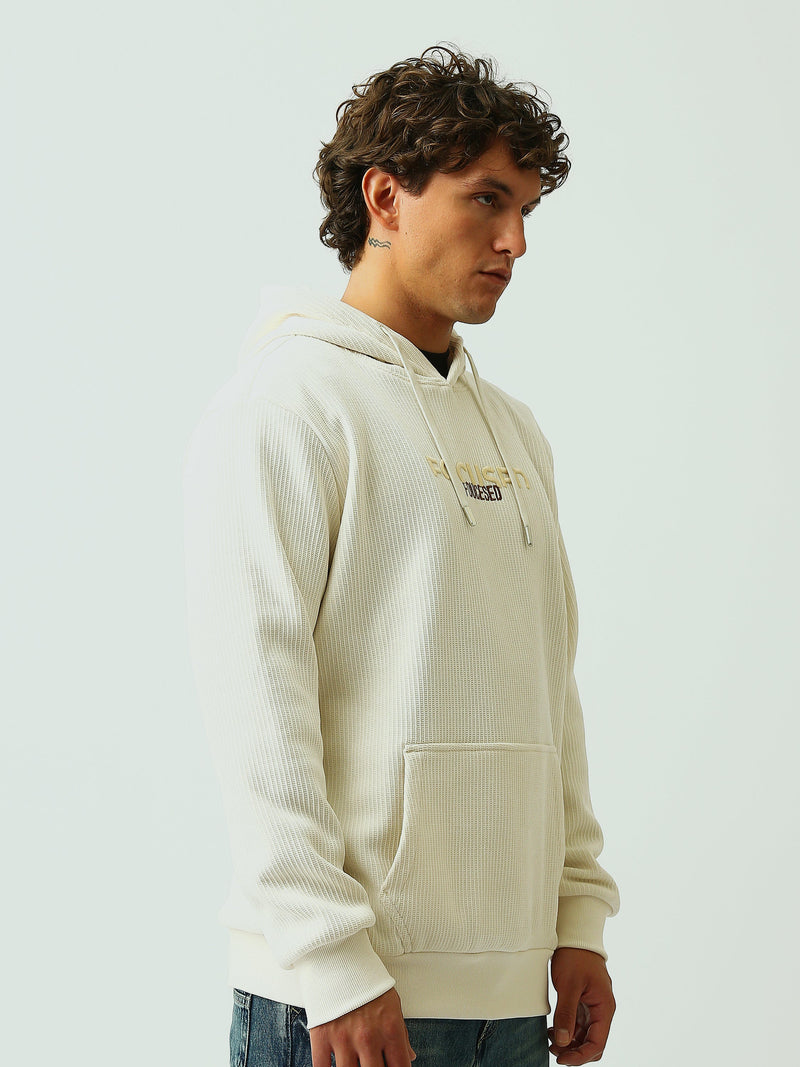 Sweatshirt Homme Oversize à Capuche et Broderie Focused - SWS26WHEK26413TM1