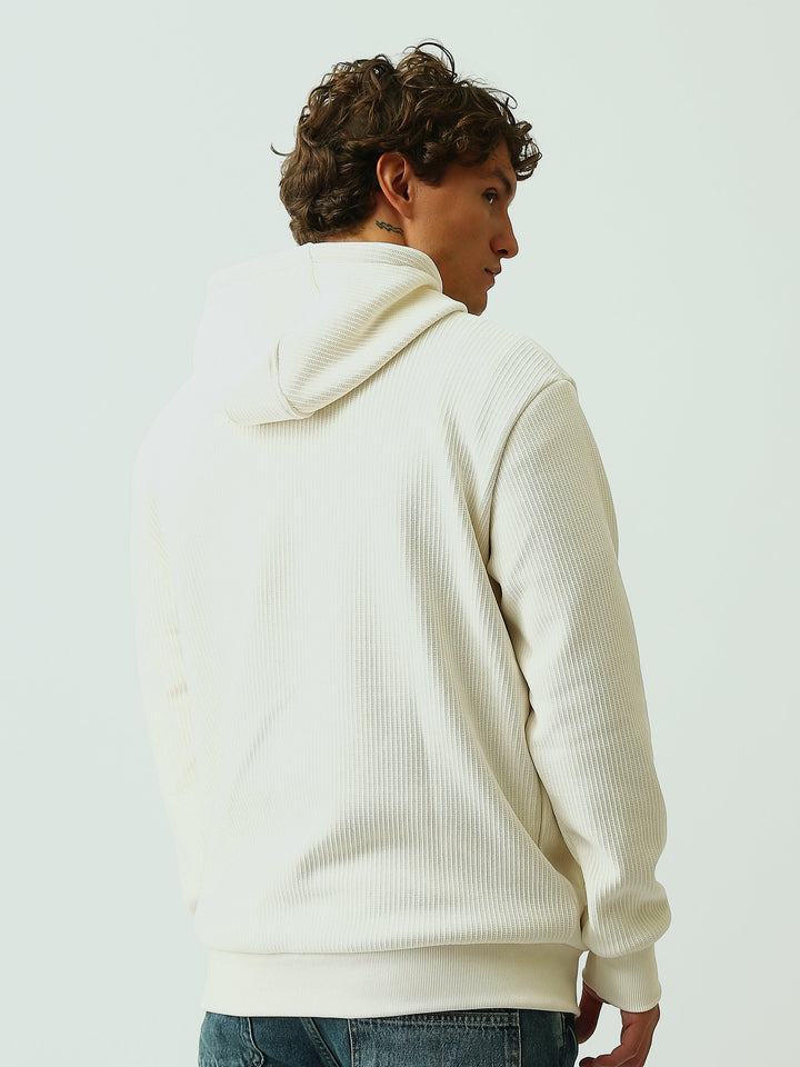 Sweatshirt Homme Oversize à Capuche et Broderie Focused - SWS26WHEK26413TM1