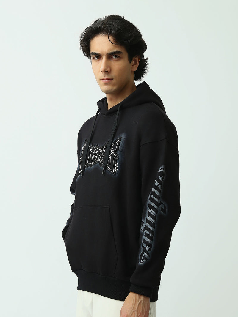 Sweat à Capuche Homme à Imprimés Graphiques – Style Streetwear - SWS26WHNK26377TM1