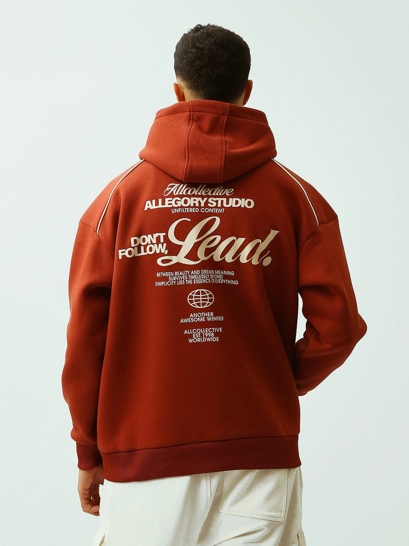 Sweat à Capuche Homme Oversize avec Imprimé Los Angeles – Style Streetwear - SWS26WHNK26497TM1