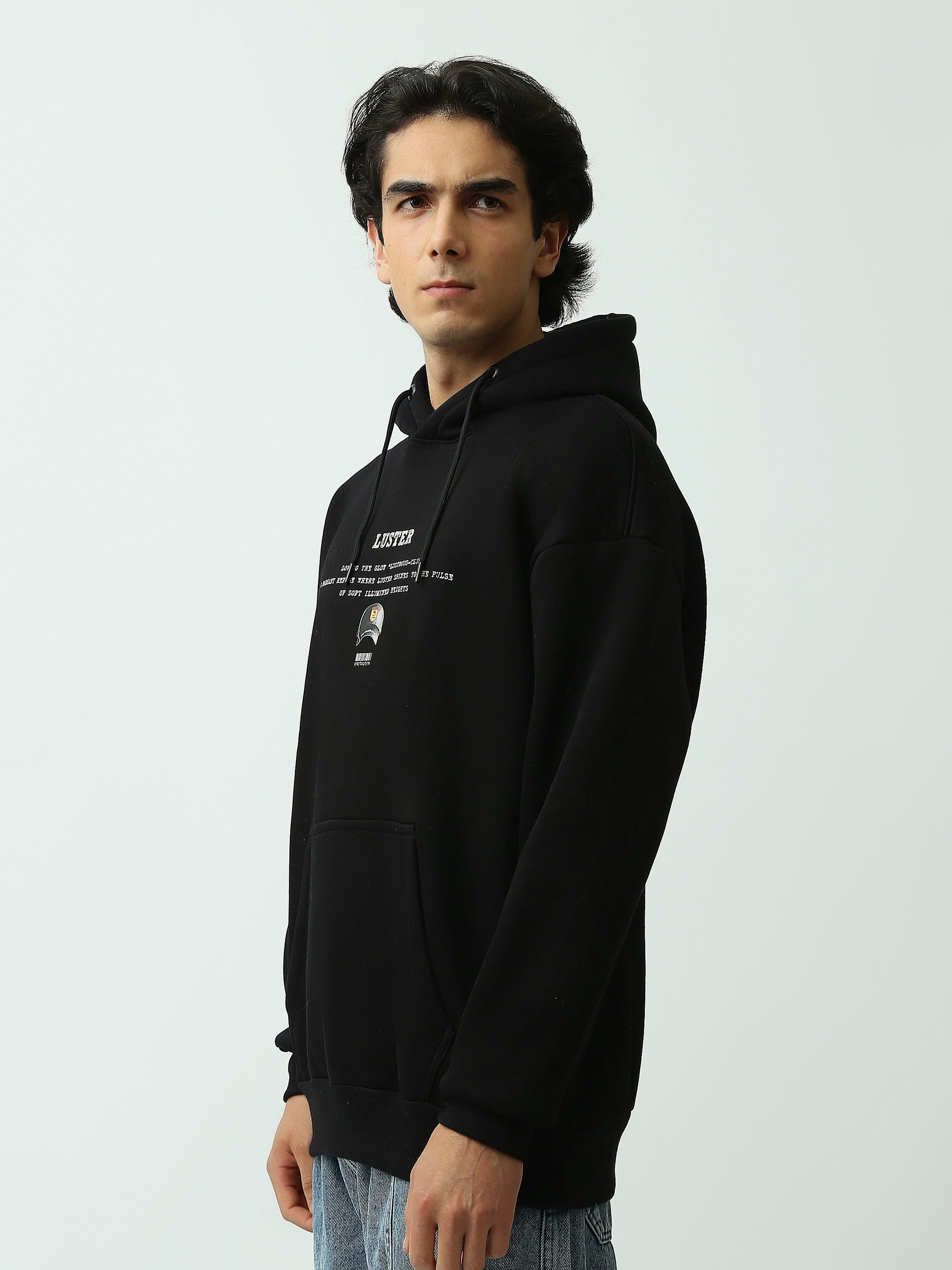 Sweat à Capuche Homme Oversize avec Poche Kangourou - WS26WHNK26502TM1