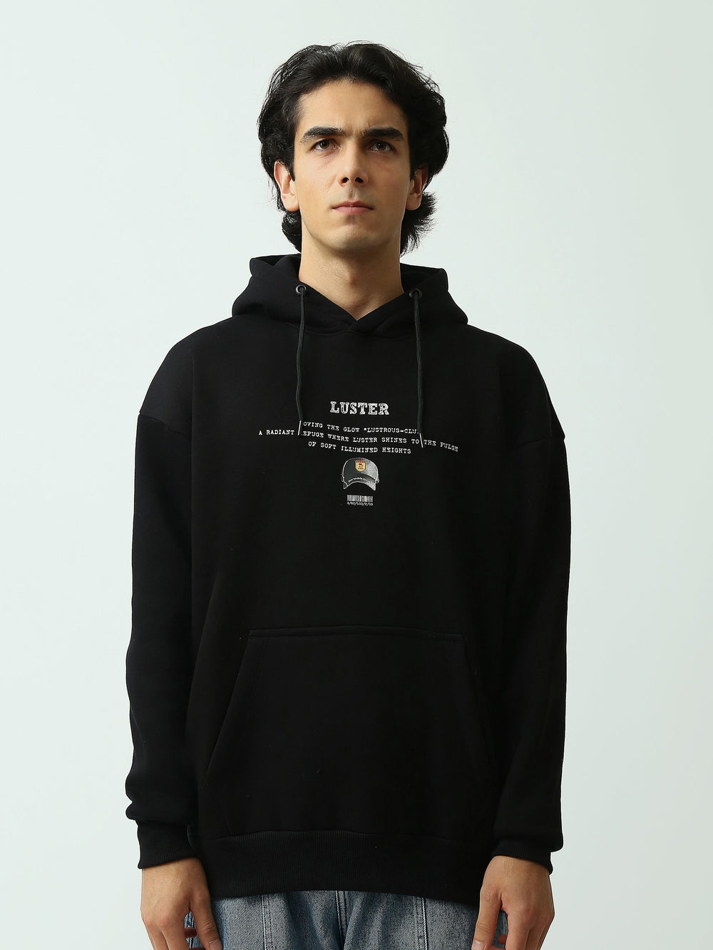 Sweat à Capuche Homme Oversize avec Poche Kangourou - WS26WHNK26502TM1