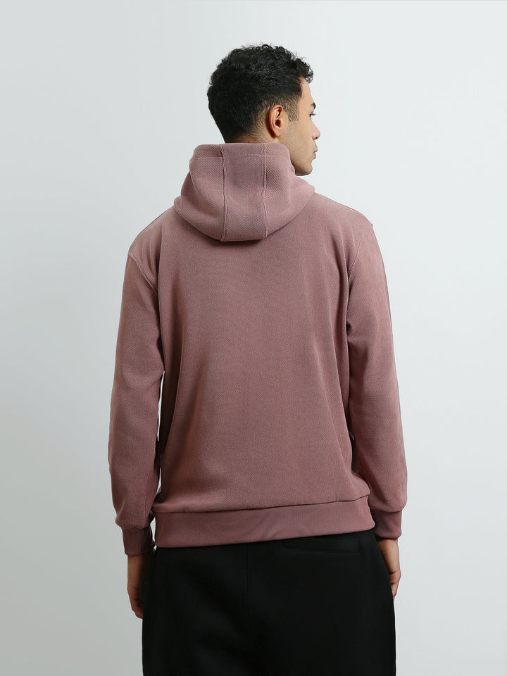 Sweat à Capuche Homme Rose Poudré avec Imprimé Undefeated – Casual - SWS26WHNK26534TM1