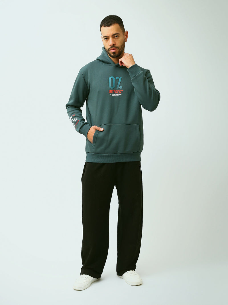 Sweat à Capuche Homme avec Inscription Graphique – Style Streetwear - SWS26WHNK26557TM1