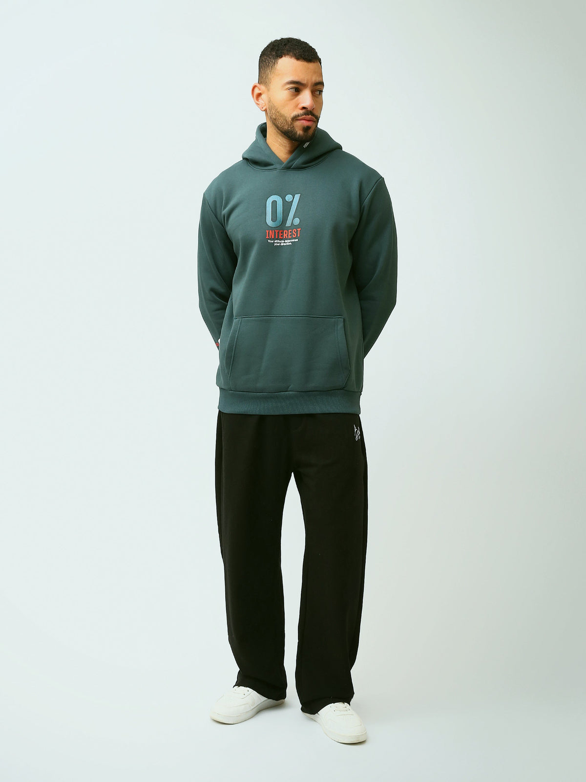 Sweat à Capuche Homme avec Inscription Graphique – Style Streetwear - SWS26WHNK26557TM1