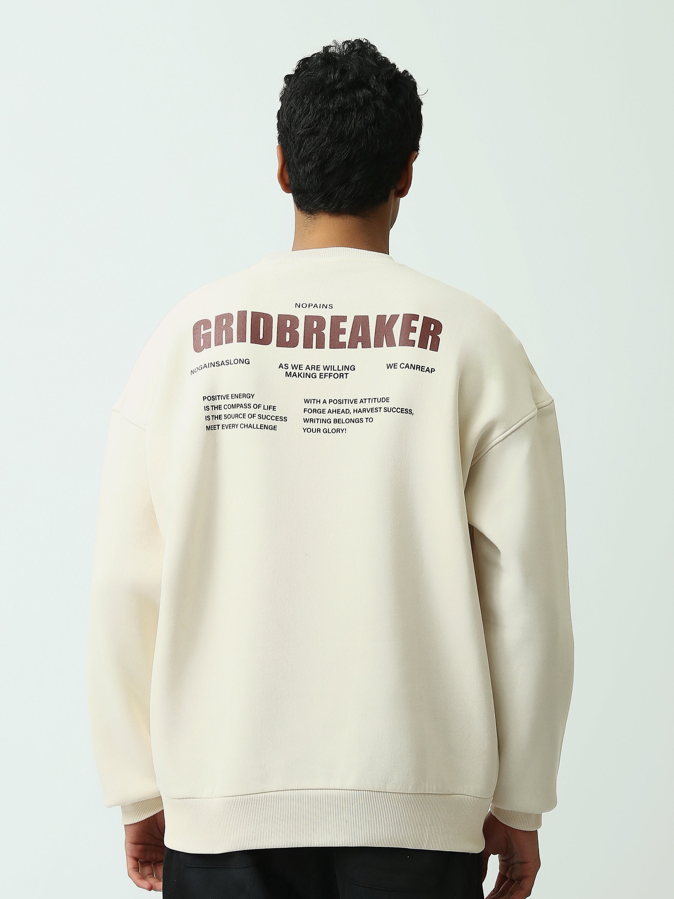 Sweat Homme Oversize Col Rond Sweatshirt - SWS26WRNL26548TM1