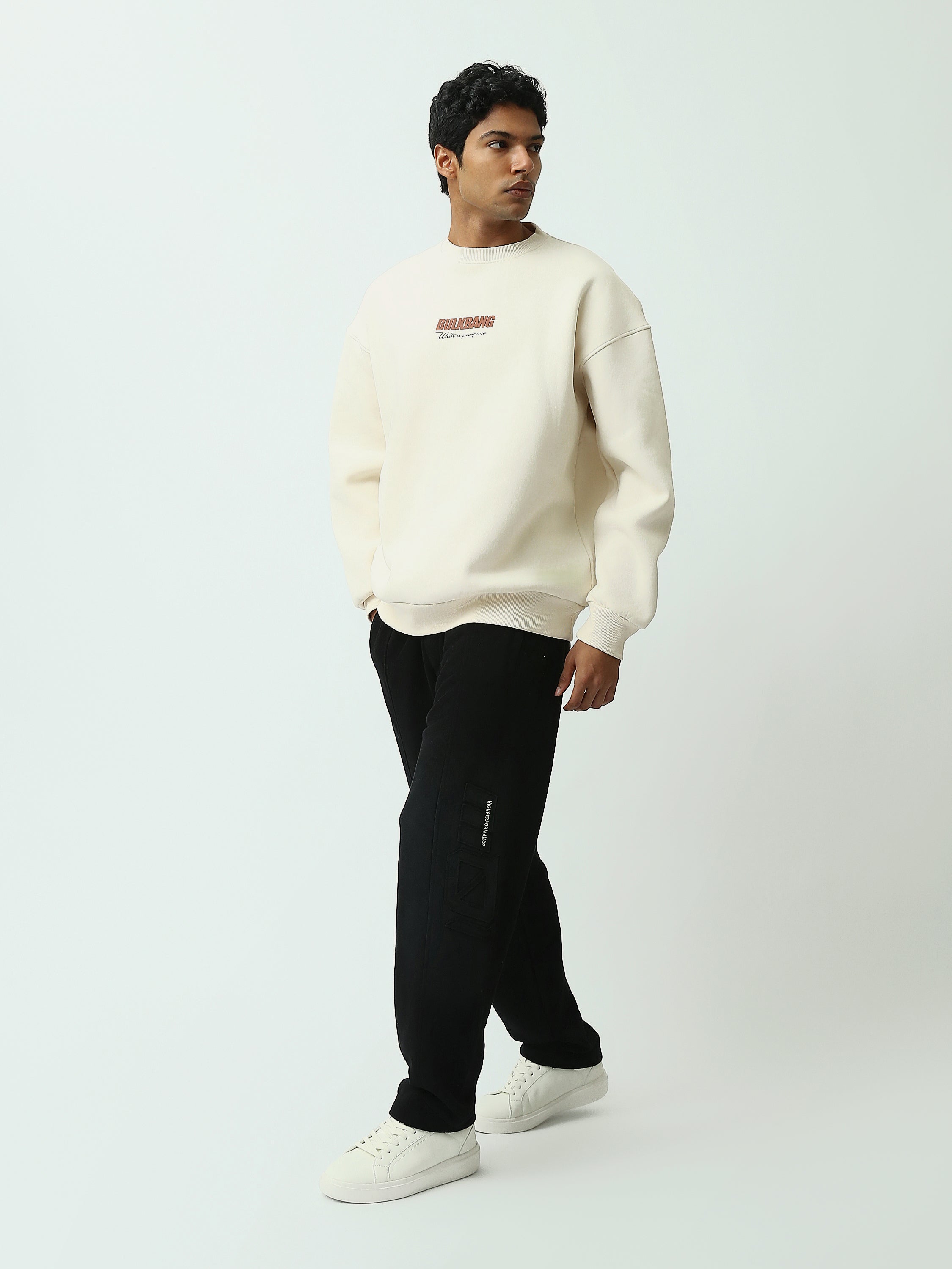 Sweat Homme Oversize Col Rond Sweatshirt - SWS26WRNL26548TM1