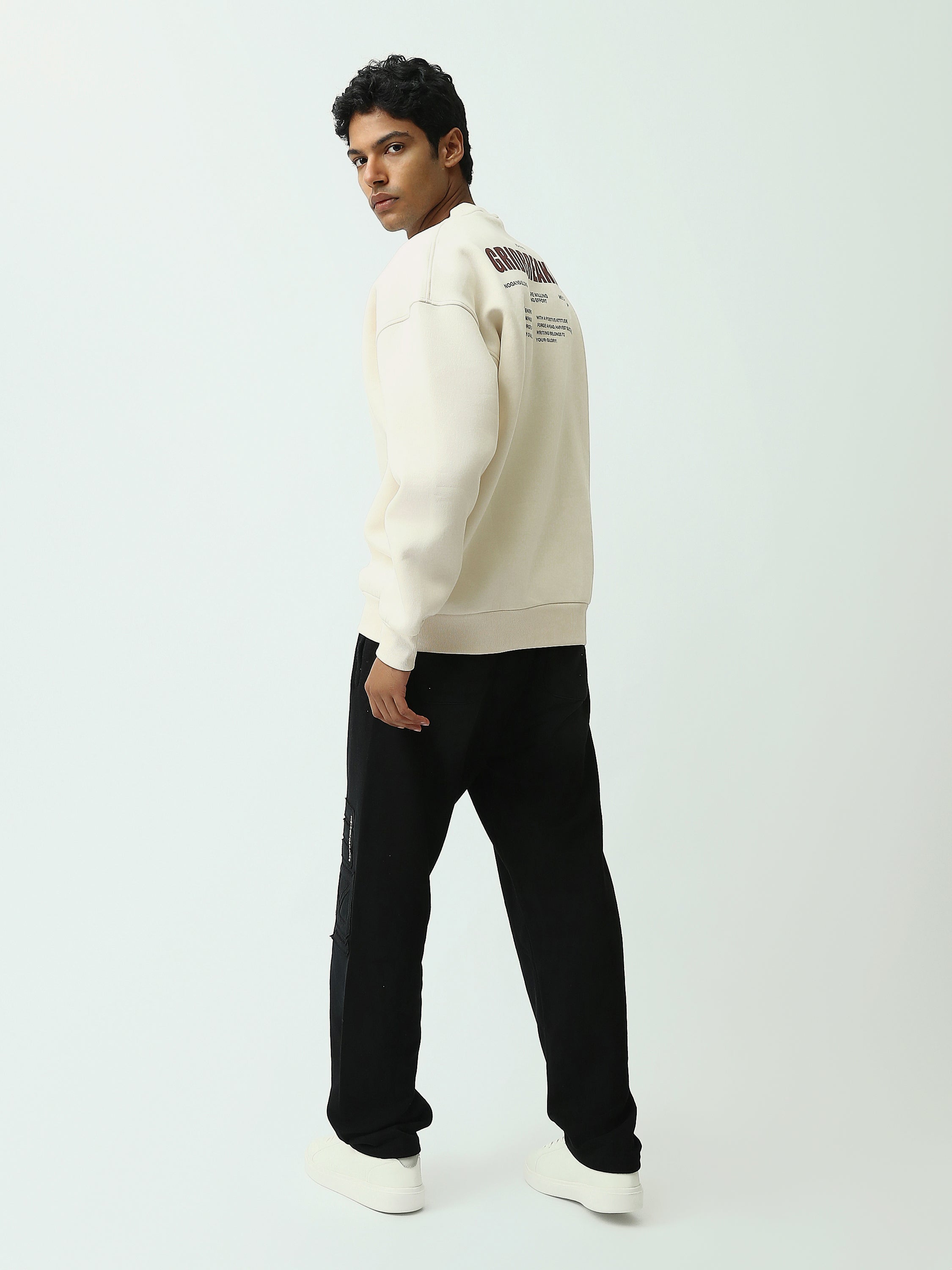 Sweat Homme Oversize Col Rond Sweatshirt - SWS26WRNL26548TM1