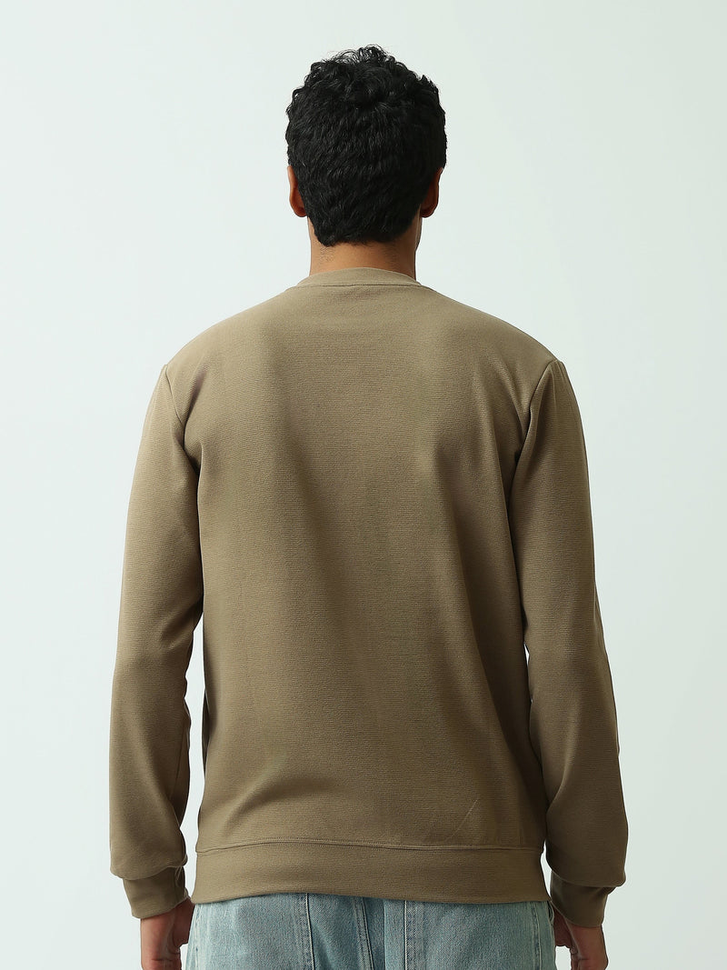 Sweatshirt homme à col rond – Design minimaliste et confort quotidien - SWS26WRPL26427TM1