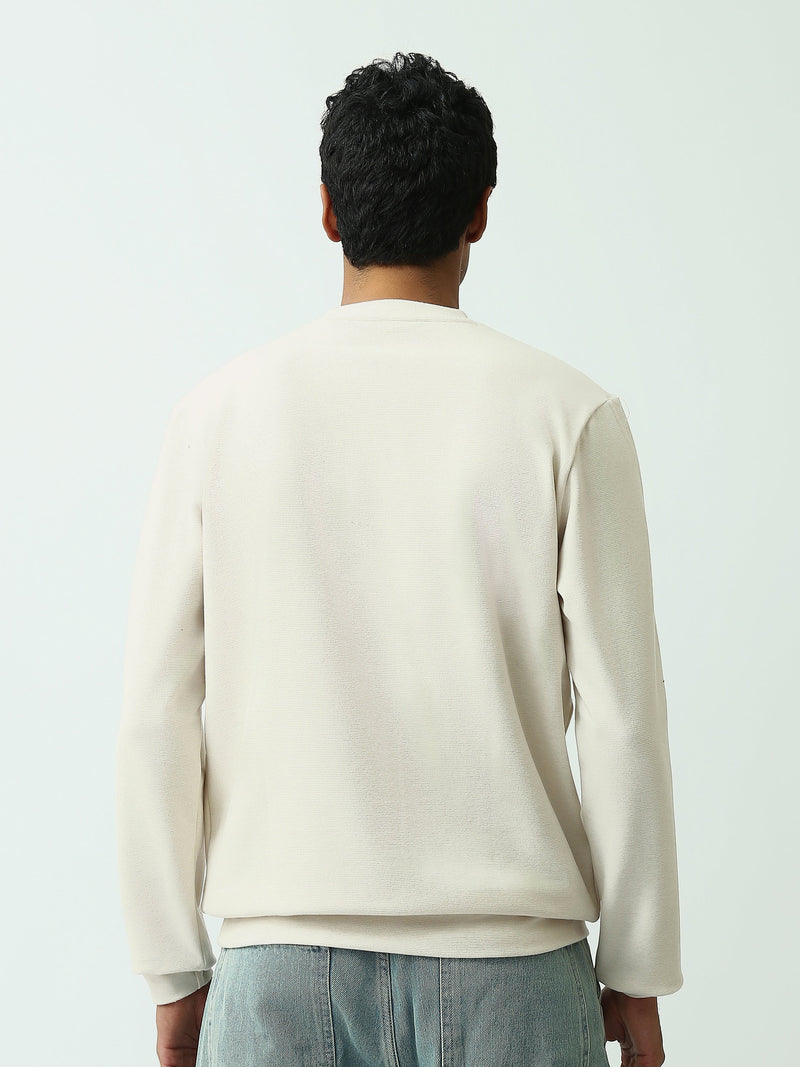 Sweatshirt homme à col rond – Design minimaliste et confort quotidien - SWS26WRPL26427TM1