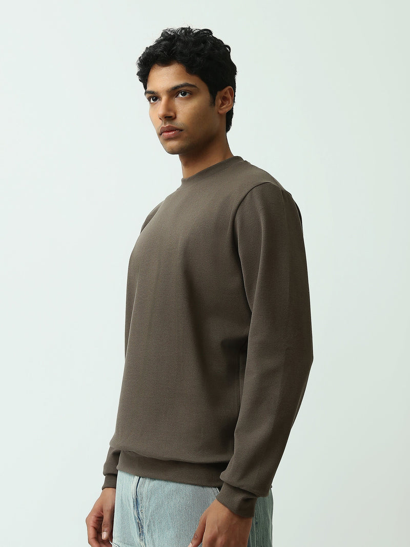 Sweatshirt homme à col rond – Design minimaliste et confort quotidien - SWS26WRPL26427TM1