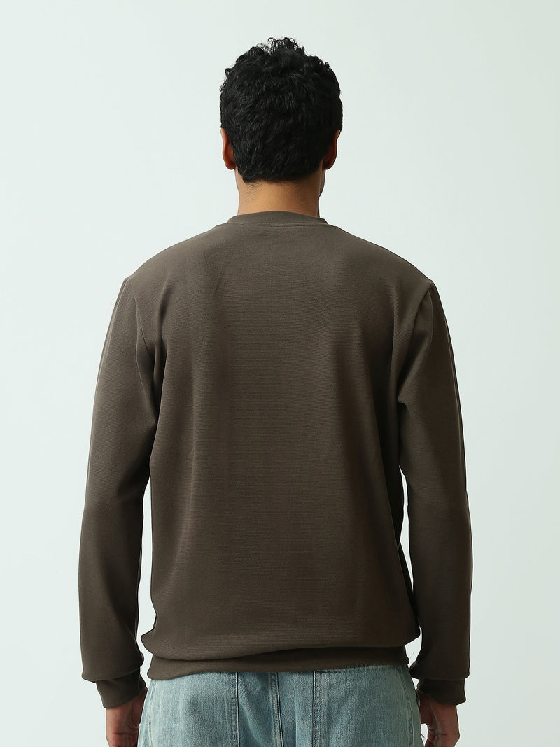 Sweatshirt homme à col rond – Design minimaliste et confort quotidien - SWS26WRPL26427TM1