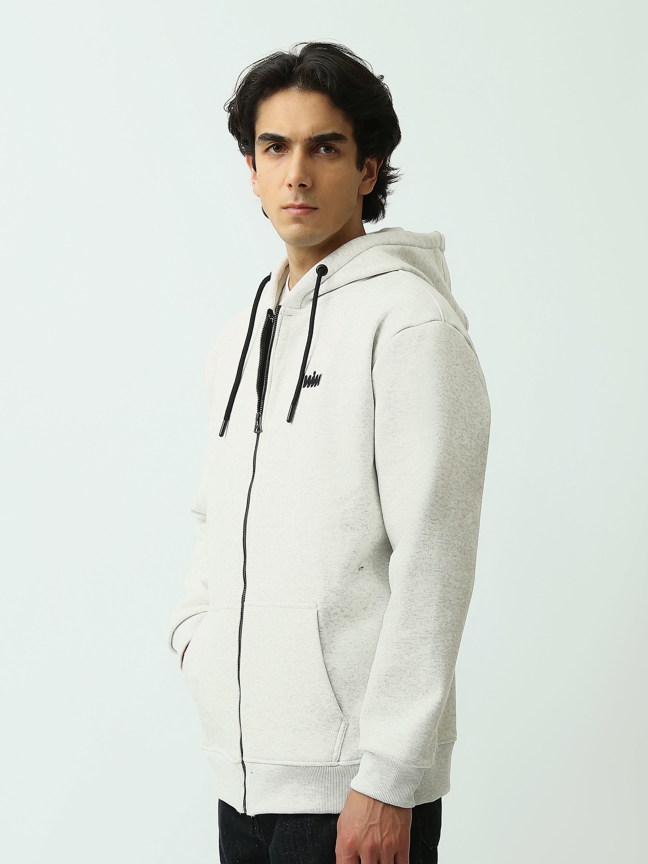 Sweat à Capuche Zippé Homme Coupe Confort Usage Quotidien - SWS26WZEK26411TM1