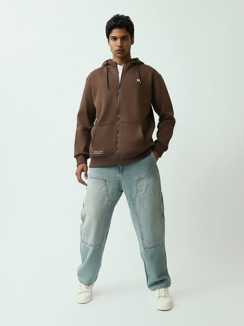 Sweat Zippé Homme à Capuche – Style Casual Moderne - SWS26WZNK26423TM1
