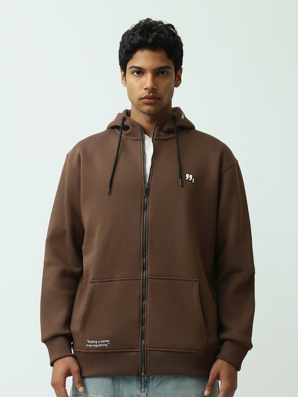 Sweat Zippé Homme à Capuche – Style Casual Moderne - SWS26WZNK26423TM1