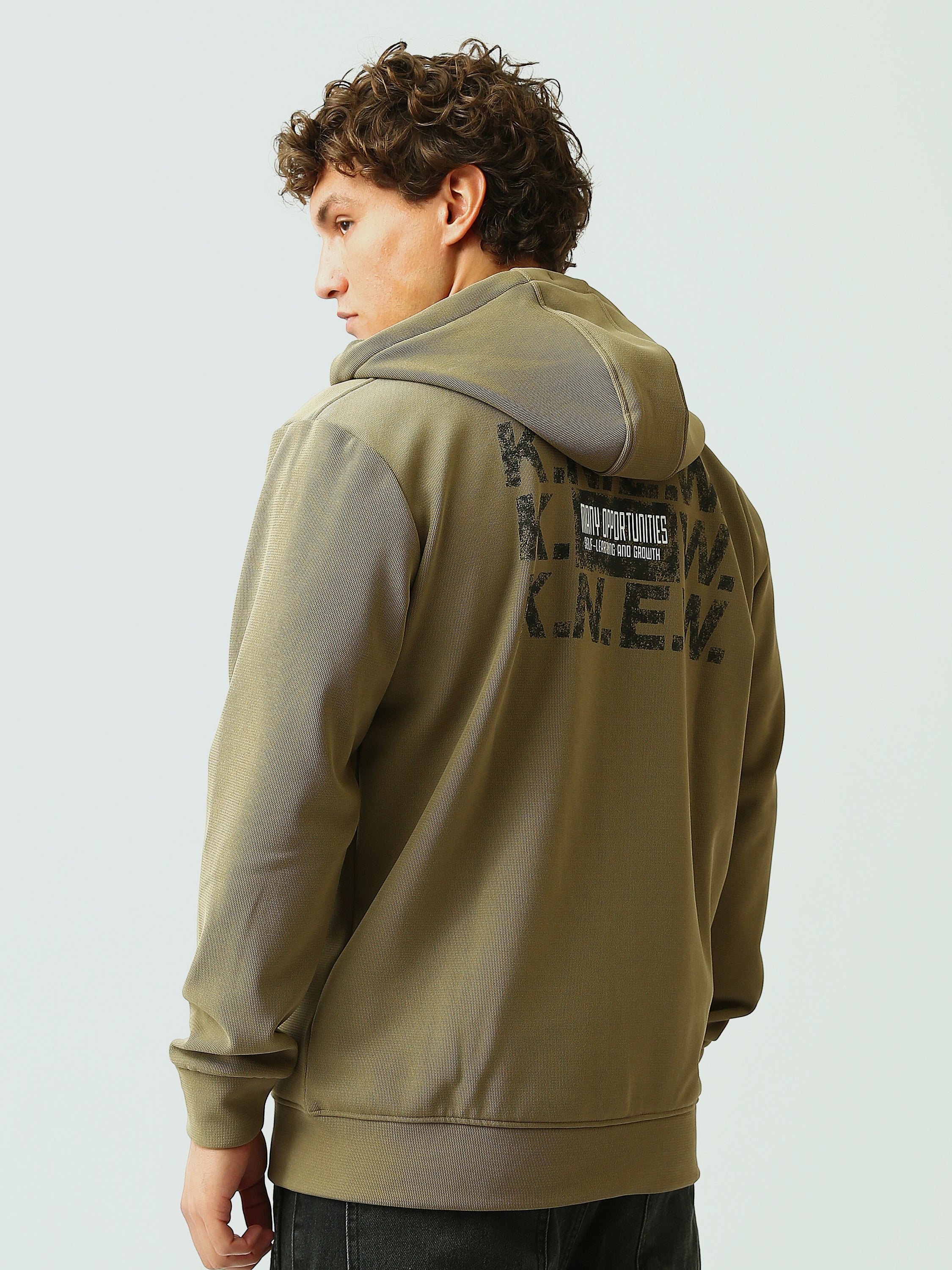 Sweat à Capuche Homme Zippé Oversize K.N.E.W - SWS26WZNK26438TM1
