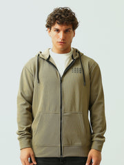 Sweat à Capuche Homme Zippé Oversize K.N.E.W - SWS26WZNK26438TM1