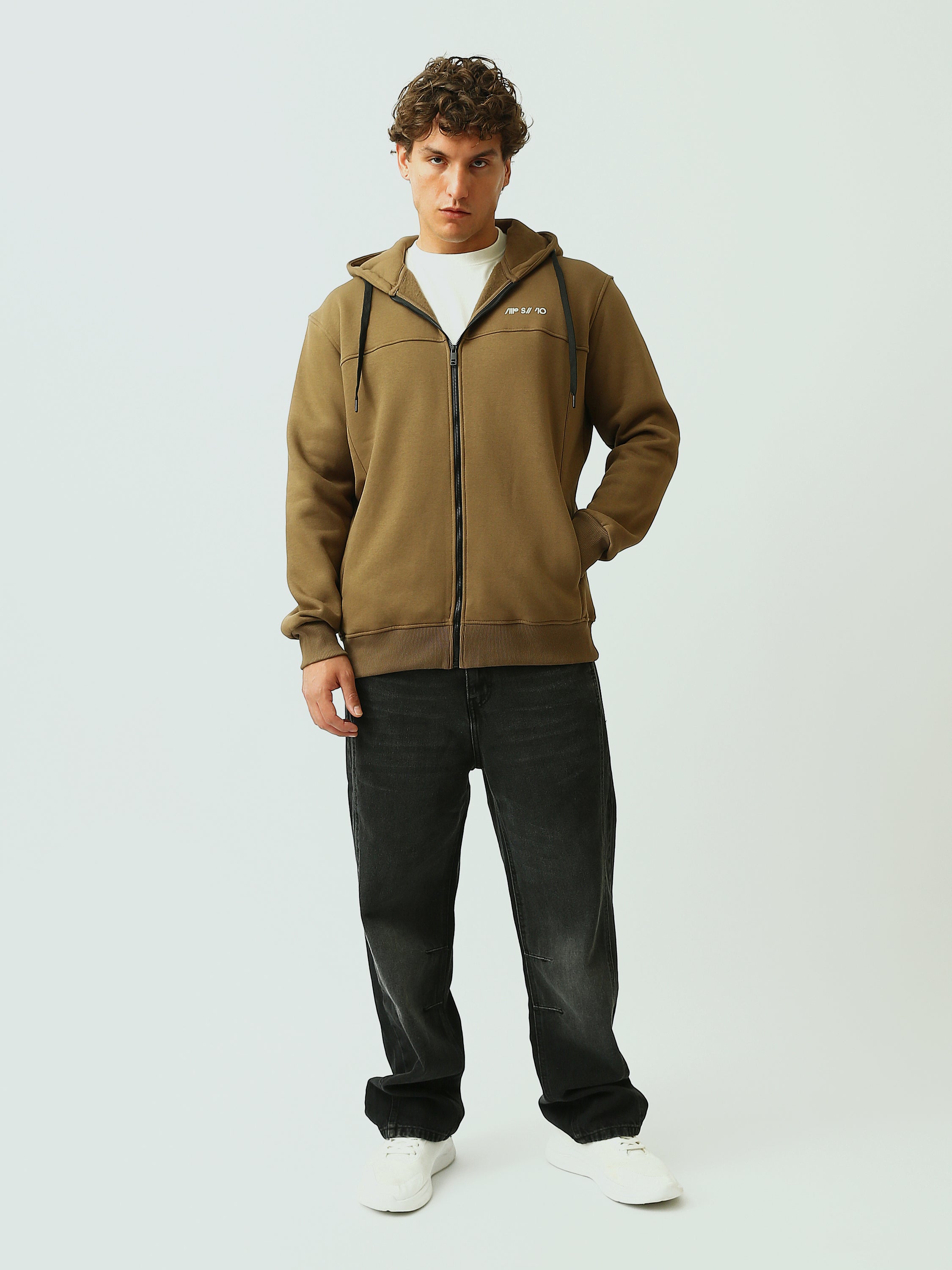 Sweat à Capuche Zippé Homme – Style Casual & Urbain - SWS26WZNS26416TM1