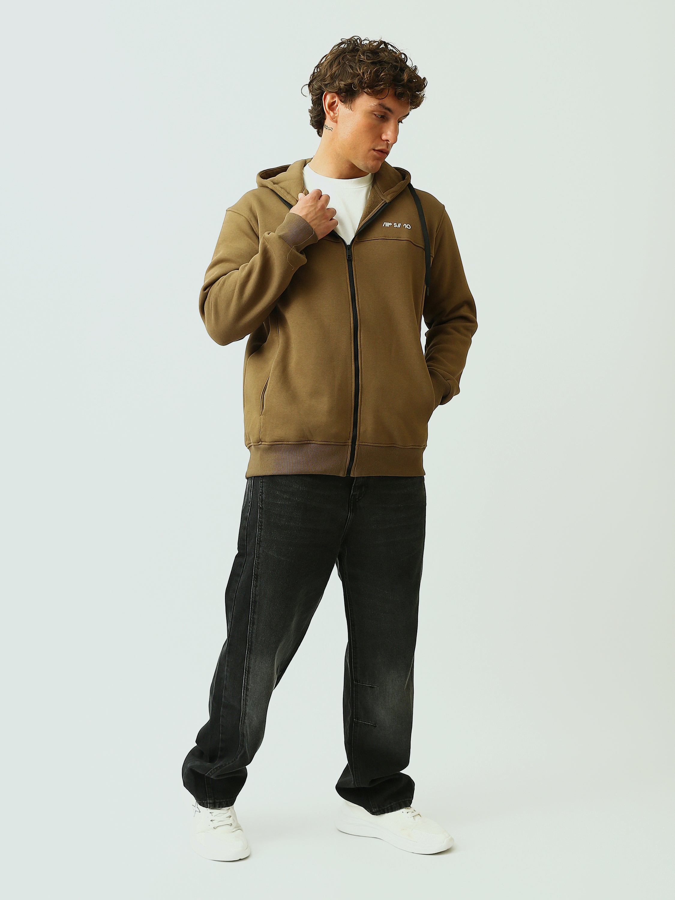 Sweat à Capuche Zippé Homme – Style Casual & Urbain - SWS26WZNS26416TM1