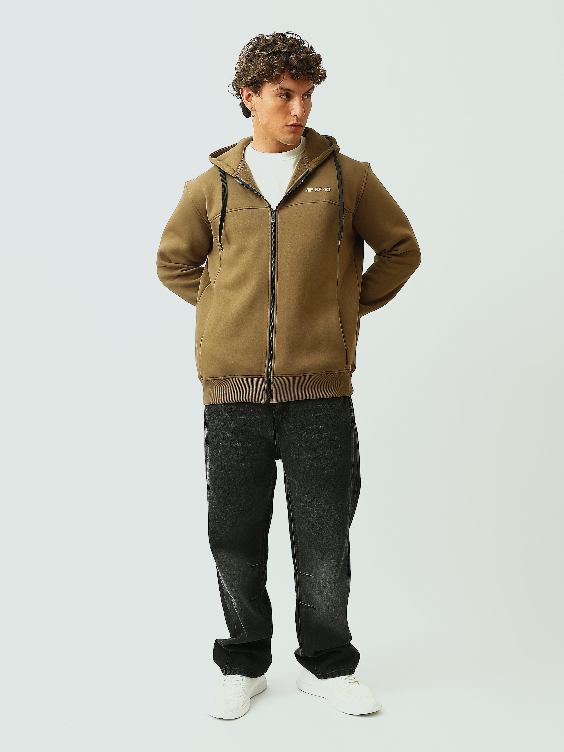 Sweat à Capuche Zippé Homme – Style Casual & Urbain - SWS26WZNS26416TM1