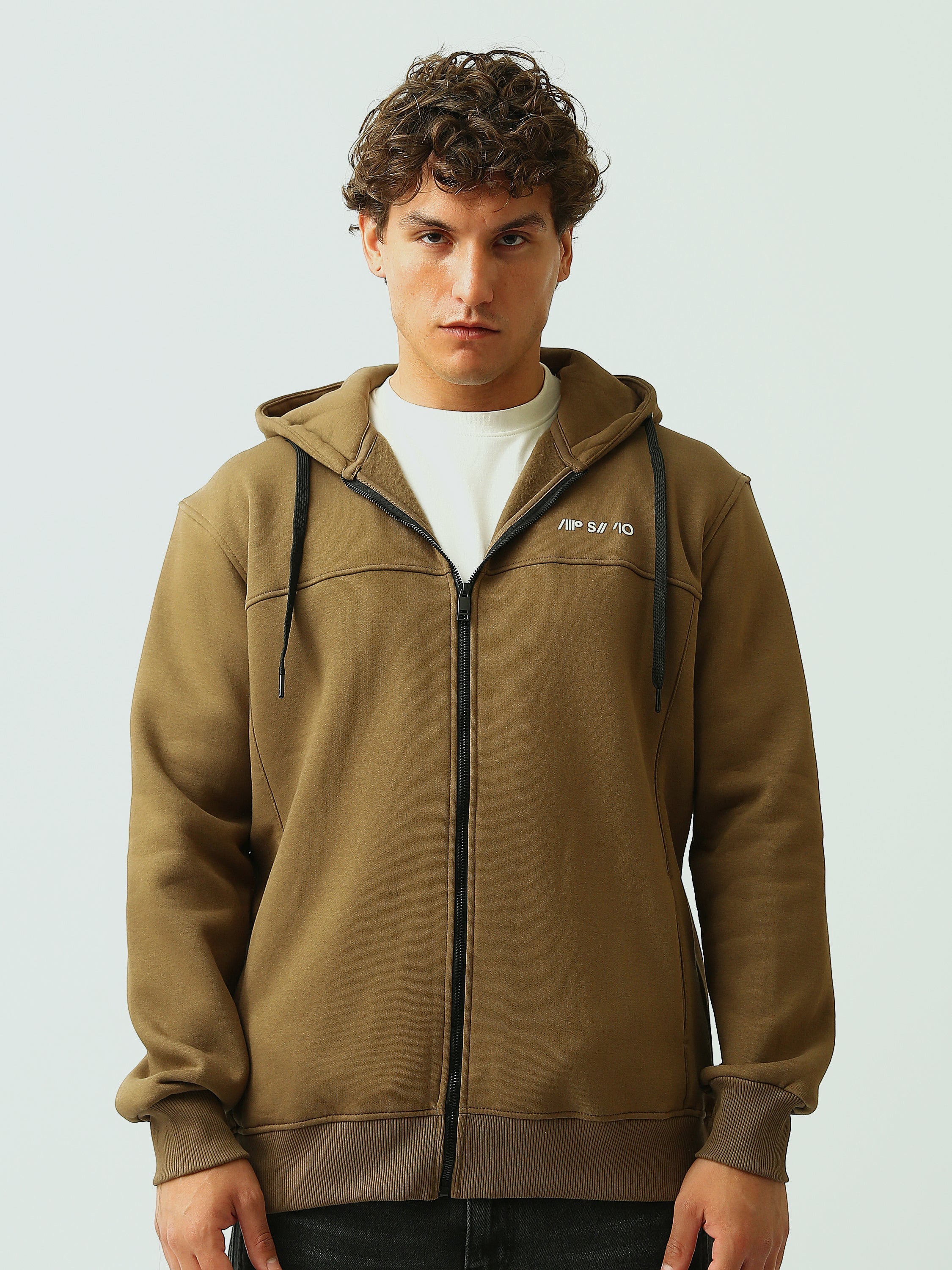 Sweat à Capuche Zippé Homme – Style Casual & Urbain - SWS26WZNS26416TM1