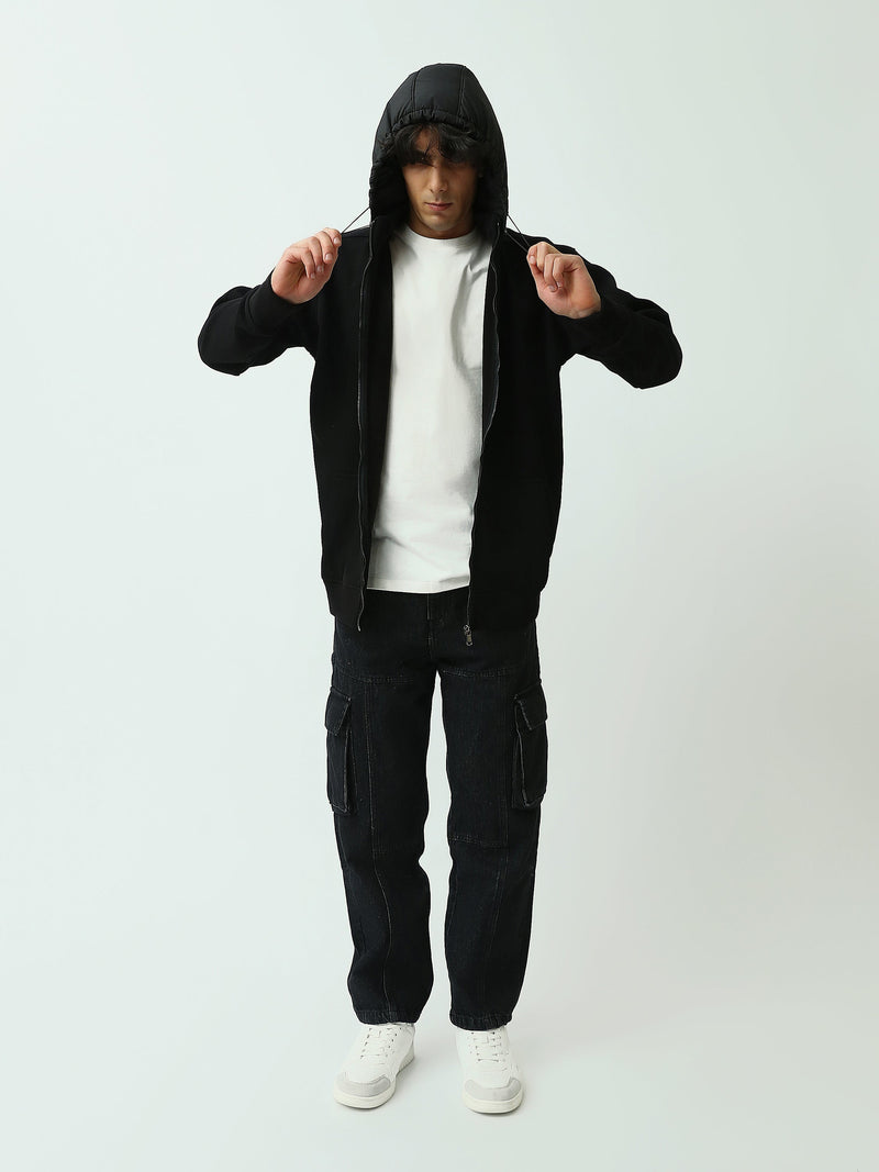 Sweatshirt Zippé Homme à Capuche – Style Casual Moderne - SWS26WZPK26422TM1