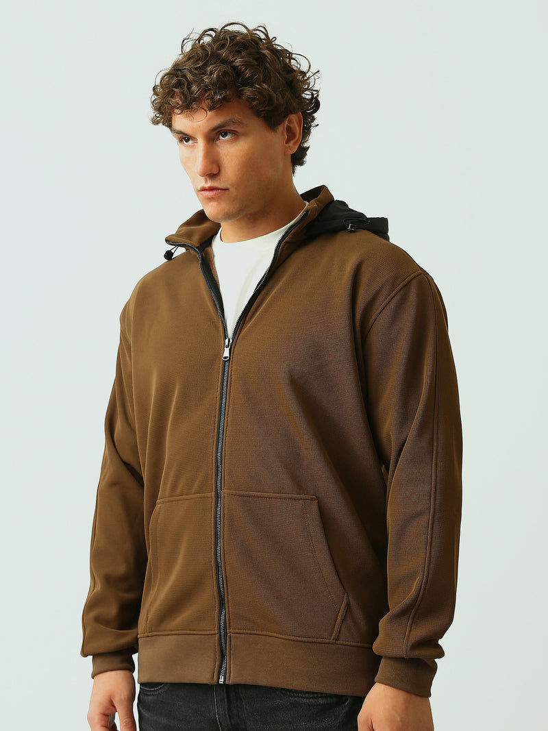 Sweatshirt Zippé Homme à Capuche – Style Casual Moderne - SWS26WZPK26422TM1