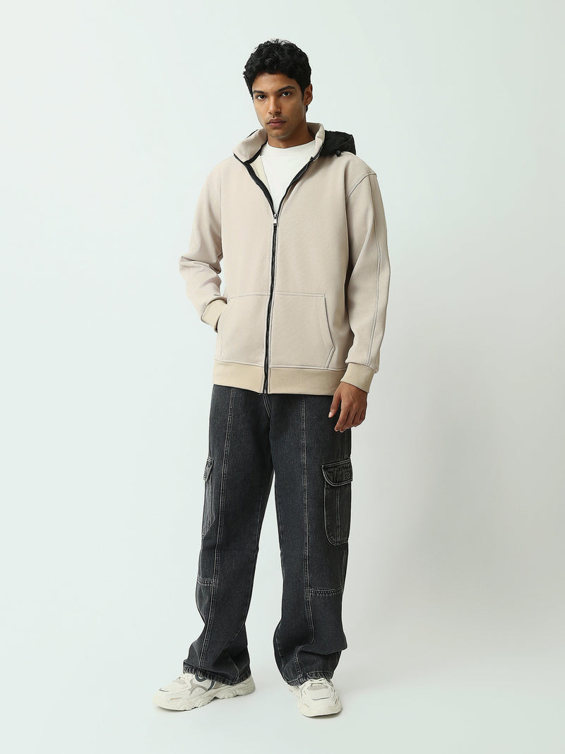 Sweatshirt Zippé Homme à Capuche – Style Casual Moderne - SWS26WZPK26422TM1